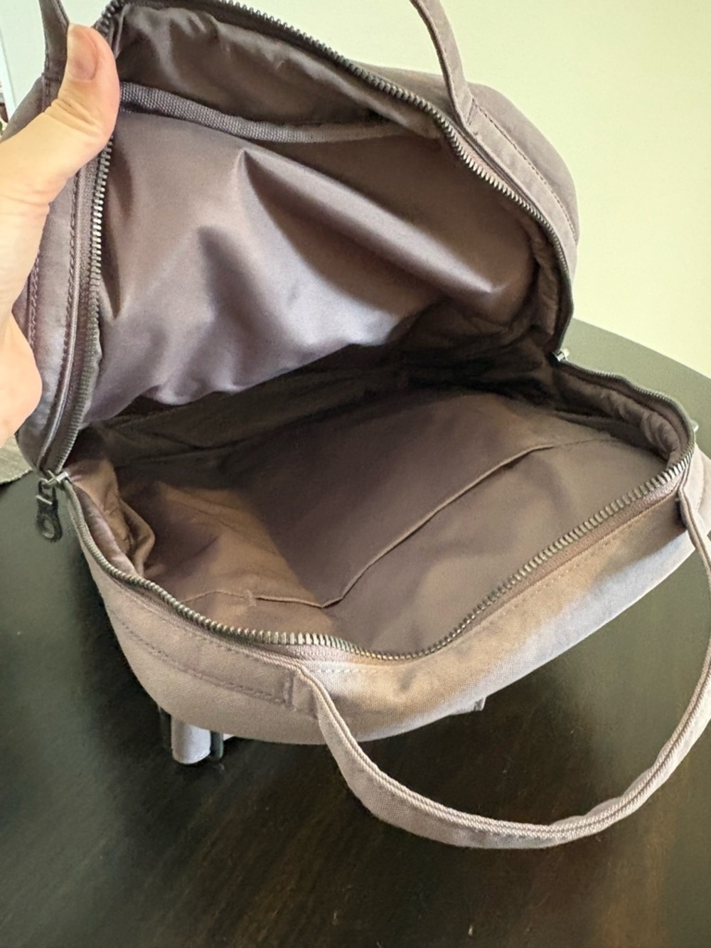 Herschel Orion Small Purple Leather Backpack - Picture 3 of 5